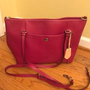Magenta Coach bag